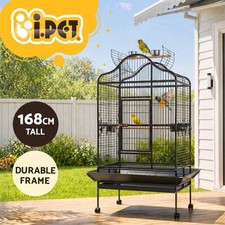 i.Pet Bird Cage Large Cages 168cm Parrot Aviary Stand-Alone Budgie Wheels Castor