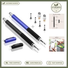 Universal Stylus 2 in 1 Touch Screen Pen for Tablets Smartphones Replacement ...