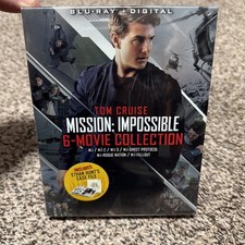 Mission: Impossible 6 Movie Collection Blu-ray New w/ Slipcover Tom Cruise