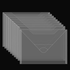 10 Pack Stamp and Dies Storage Pocket,8.75x6 inch Large Size Plastic Storage