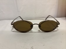 Vtg Chaps Ralph Lauren 50 3DN 140 Copper Brown Metal Eyeglasses Frames. Clip On