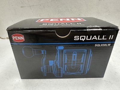 Penn Squall II SQLII30LW Conventional Reel 4.9:1 Brand New