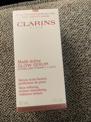 Clarins  Multi-Active Brightening Glow Serum with Vitamin C + AHA 1 Oz( 30ml)