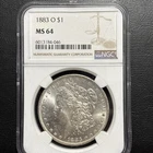 1883 O Morgan Dollar NGC Certified MS64