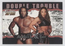 2003 Fleer WWE Divine Divas Double Trouble Booker T Jazz #87 0g46