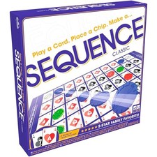 Sequence Original Game Folding Board Cards Chips Packaging May 10.3 8.1 2.31