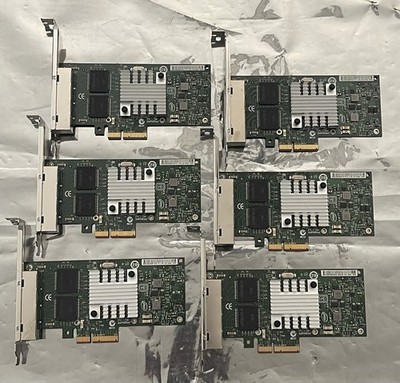 Qty.6 IBM 49Y4242 Intel Quad Port Ethernet Gigabit PCI Network Adapter