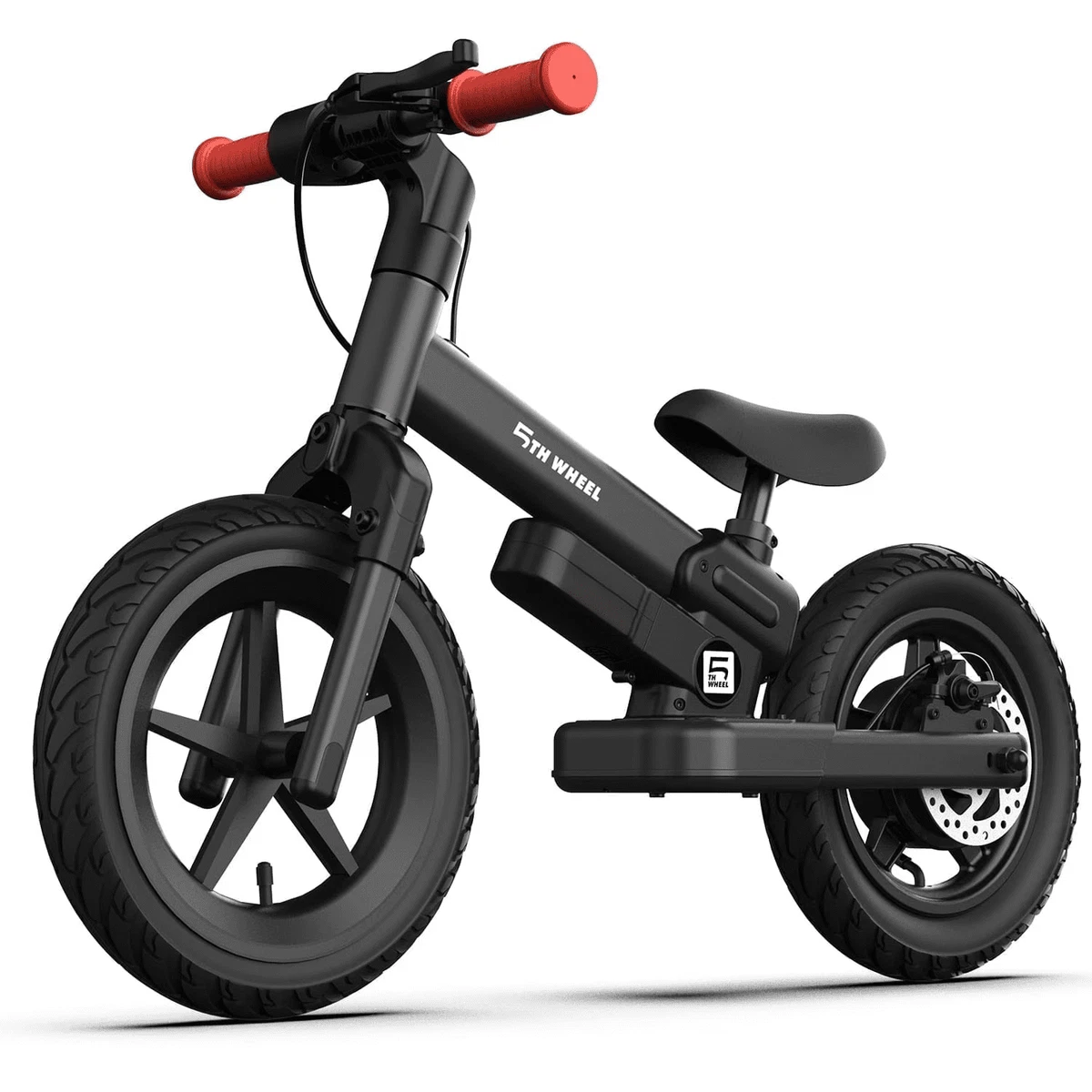 Wildtrak Bicicleta 12 Pulgadas Para Niños De 2 A 5 Años Con Ruedines, Frenos Delanteros Y Traseros, Sillín Ajustable – Negra Y Verde