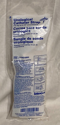 Medline Urological Catheter Leg Elastic Strap  DYND16900 - 2''  White