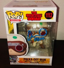 David Dastmalchian Polka Dot Man The Suicide Squad #1112 Signed Funko Pop PSA B