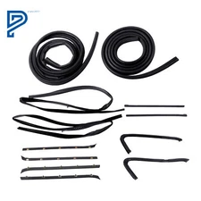 Door Weatherstrip Rubber Seal Kit 12 Pcs Set For Chevy GMC Pickup Truck 1973-80