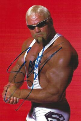 Scott Steiner Signed 1998 Panini WCW/nWo Photocards 4x6 Card #64