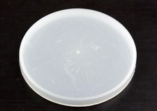 White Plastic Camera Body Dust Cap - Fits Nikon F-Mount Cameras