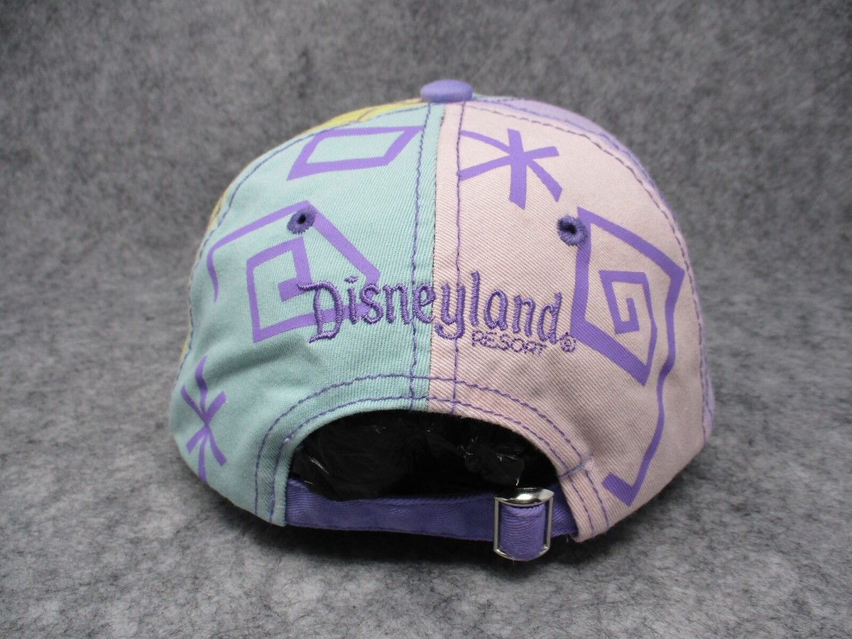 Disney Busy Gettin Dizzy Mad Tea Party Women\'s Strapback Hat Cap Purple Blue New Disney Hat Cap Womens Strap Back Purple Blue Busy Gettin  main image 3