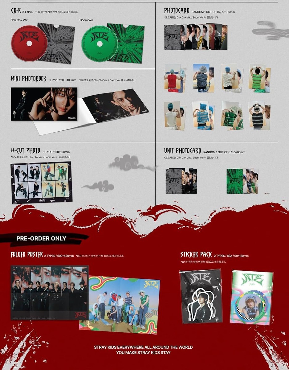 New Stray Kids - ATE Album + Pre-order Bonus [Korean Version] (Chk