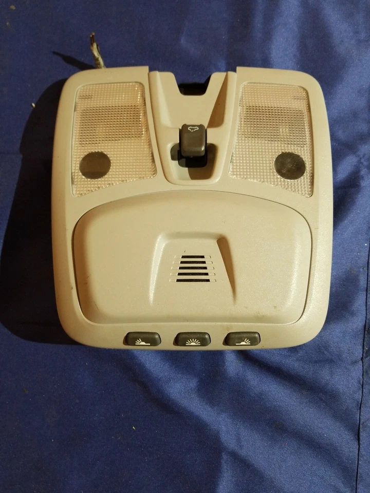 1999-2014 Volvo S60 S80 C30 Overhead Console Light Housing 30669622 OEM TAN - Image 2 of 4