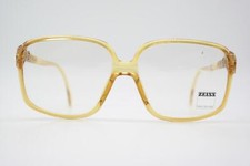 Vintage Glasses Zeiss 1265 3120 Brown Gold Square Eyeglass Frame