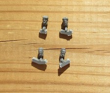 40K Black Templars Primaris Crusader Squad Heads Bare Neophyte Heads Bits 4 Bitz