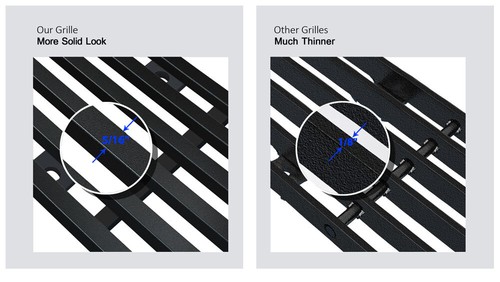 Fits 2004-2006 Nissan Maxima Stainless Black Billet Grille Grill Insert Combo - Picture 5 of 7