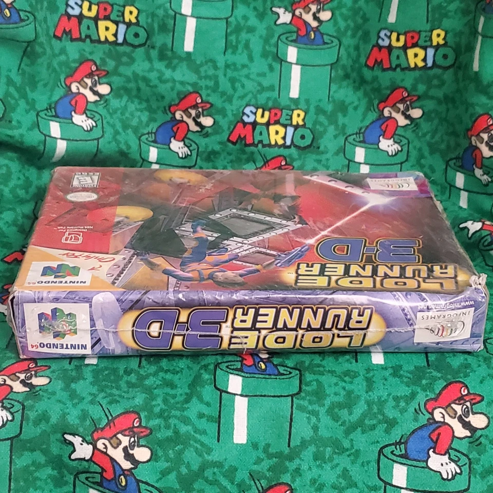 Lode Runner 3-D Nintendo 64 1998 Factory New Sealed Crushed Box Worn Corners - Image 4 of 4