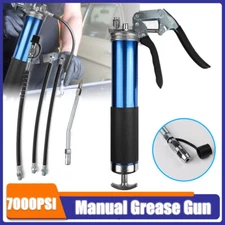 Grease Gun Pistol Grip 7000PSI Professional Heavy Duty 27" Flex Hose Manual 14oz
