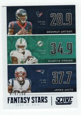 2020 Panini Score FANTASY STARS WEEK 13 Showcase WATSON, PARKER, WHITE 76/100