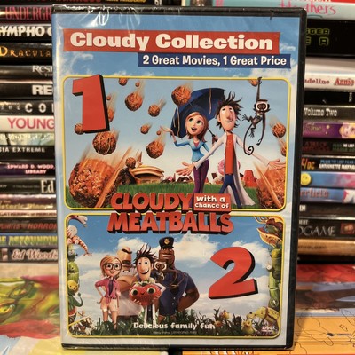 Cloudy With a Chance of Meatballs 1 and 2 DVD 2009-13 New! Bill Hader Ana Faris