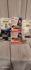 6 New Flash Drive Lot 32 GB Lexar 16GB PNY Sandisk 32GB