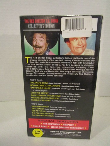 The Red Skelton Television Show Collector's Edition Set of 2 Sealed VHS Tapes - Picture 3 of 4