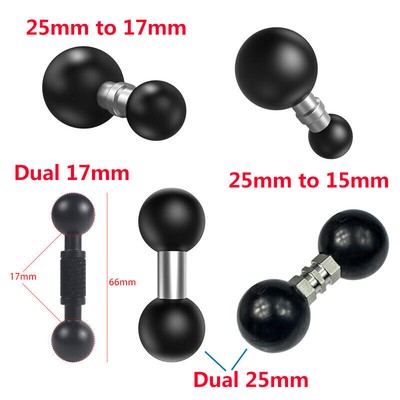 1pcs For Camera GPS Brackets Ball Adapter for Standard Dual Ball Socket Mounting