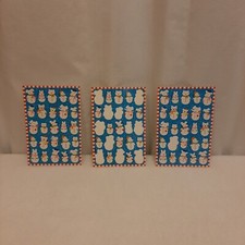 American Greetings 3 Sheets Christmas 63 Stickers Snowman Animals Winter READ