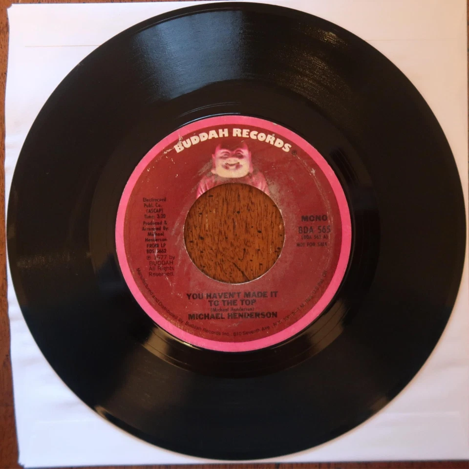 MICHAEL HENDERSON YOU HAVEN'T MADE IT TO THE TOP BUDDAH RECORDS VINYL 45 VG 29-7 Foto 2 de 2