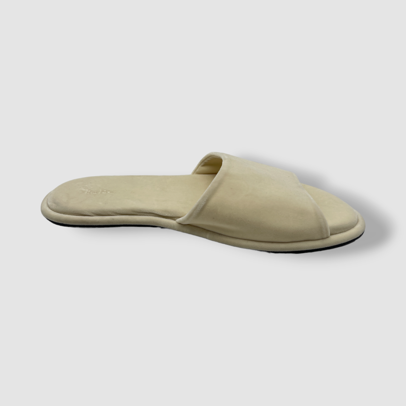FILA Scarpe pantofole piatte da donna The Row $760 in velluto canale avorio taglia 37