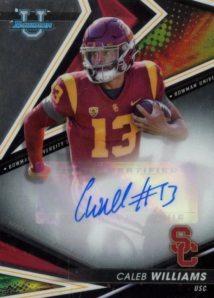 2022-23 Bowman's Best University Caleb Williams #BA-CW