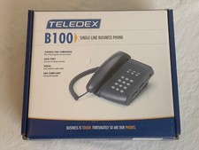 Teledex single line business phone in Black