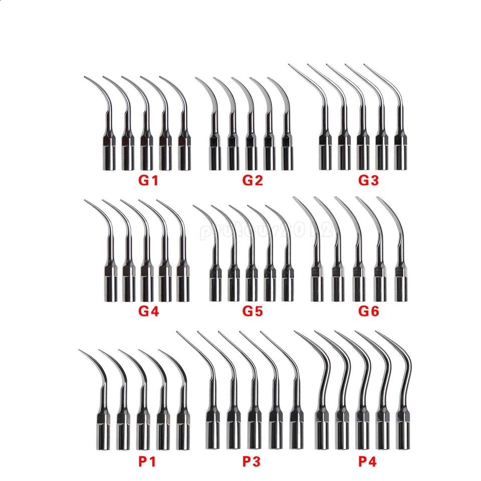 MARKENLOS 5x Dental ZEG Ultraschall-Scaler Scaler Tips Spitze Fit EMS WOODPECKER