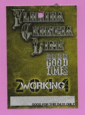 FLORIDA GEORGIA LINE AUTHENTIC 2014 USED TOUR CONCERT SATIN BACKSTAGE PASS 