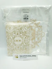 Dior Holiday Christmas 2023 Notebook & Drawstring bag & Gift bag SET Vip Novelty