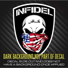 Infidel Window Decal Sticker - Black Gun Rifle Rights Nra Second Amendment Infidel Window Decal Sticker - Black Gun Rifle Rights Nra Second Amendment