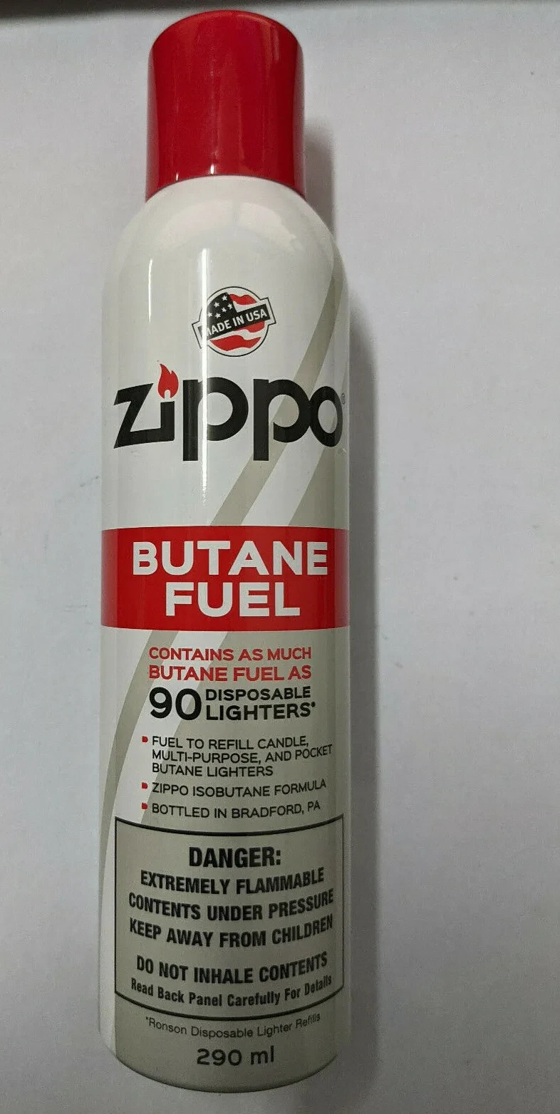 Zippo Butane Gas Fuel Refill Lighter 5.82 Oz 165 G Liquid  