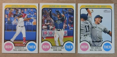 2022 Topps Heritage Now & Then Insert Set  Pick card from drop down list