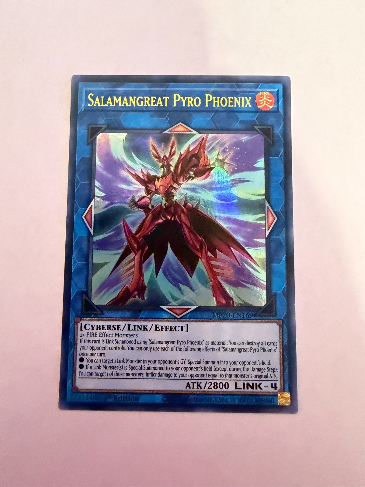Salamangreat Pyro Phoenix - MP20-EN169 - Ultra Rare 1st Ed NM Yugioh