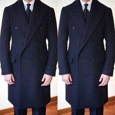 Kaschmir Herren Mantel Männer Outdoor Langer Mantel Business Wolle Overcoat