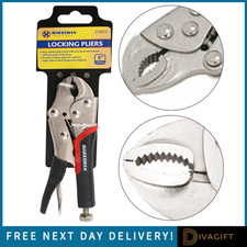 5" CUSHION GRIP HEAVY DUTY MOLE GRIPS LOCKING LOCK PLIERS ADJUSTABLE 125MM NEW