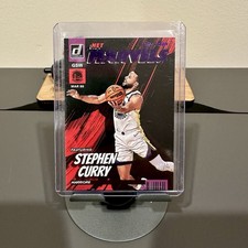 2022-23 Panini Donruss Stephen Curry Net Marvels Purple Press Proof #4 SP Rare