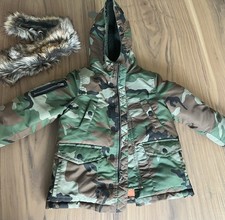Polo Ralph Lauren Boys Camo Water Resistant Down Parka Jacket 4 T