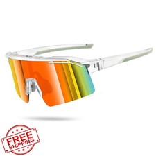 Sunbowglint Sports Sunglasses Men Women UV400 Running Cycling