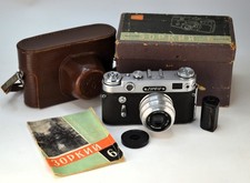FULLY SERVICED 1965 USSR "ZORKI 6" RF CAMERA INDUSTAR-50 LENS M39, BOXED SET