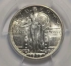 1917-D Type 1 Standing Liberty Silver Quarter PCGS MS62FH FULL HEAD