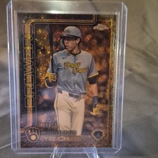 2025 Topps Gilded Collection Christian Yelich Serial Numbered #138 /50 Brewers